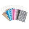 Hallmark 10.7" 12-Pack Assorted Kraft Paper Gift Bags -Best Christmas Decoration Stores 10.7 Prints and Solids 12Pack Assorted Gift Bags 5EGB6051 01