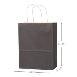 Hallmark 10.7" 12-Pack Assorted Kraft Paper Gift Bags -Best Christmas Decoration Stores 10.7 Prints and Solids 12Pack Assorted Gift Bags 5EGB6051 03