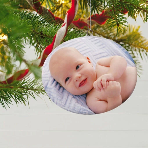 Hallmark 1-Sided Oval Ceramic Photo Ornament - Image 2
