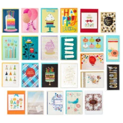 Best Christmas Decoration Stores -Best Christmas Decoration Stores 24 Cards for AllOccasions in Floral Organizer Box 5EDX3457 02