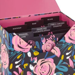 Hallmark Assorted Cards For All Occasions In Floral Organizer Box, Box Of 24 -Best Christmas Decoration Stores 24 Cards for AllOccasions in Floral Organizer Box 5EDX3457 07
