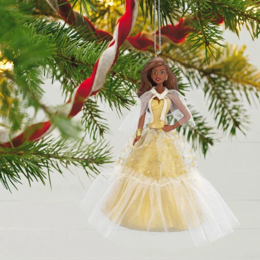 Hallmark 2023 Black Holiday Barbie™ Ornament - Image 2