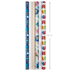 Hallmark All Occasions Wrapping Paper Rolls, 6 Pack -Best Christmas Decoration Stores All Occasions Wrapping Paper Rolls 6 Pack 5JXW1745 03