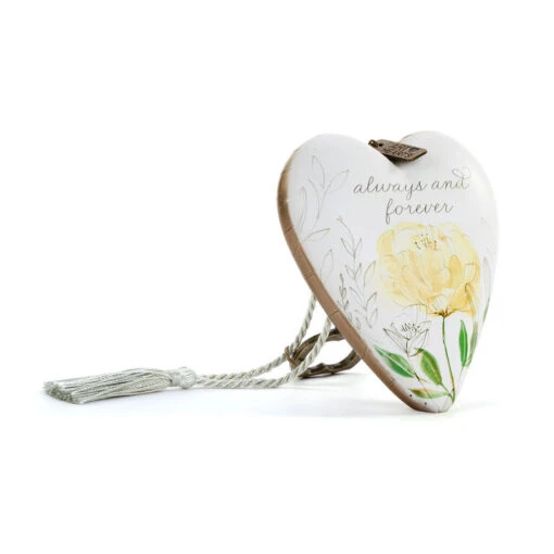 Demdaco Always & Forever Art Heart With Key Stand - Image 2