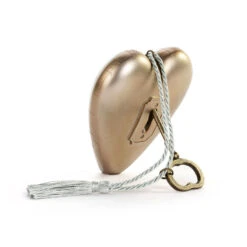 Demdaco Always & Forever Art Heart With Key Stand -Best Christmas Decoration Stores Always Forever Heart Sculpture With Key 1003480432 03
