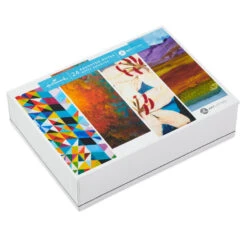 Hallmark ArtLifting Nature And Abstracts Blank Note Cards Assortment, Box Of 24