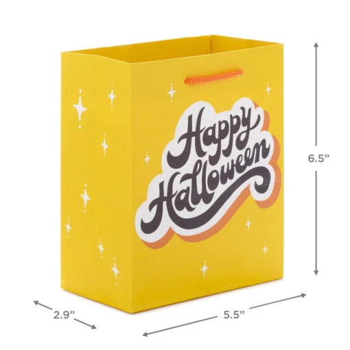 Hallmark 6.5" Assorted 8-Pack Happy Halloween Small Gift Bags - Image 3