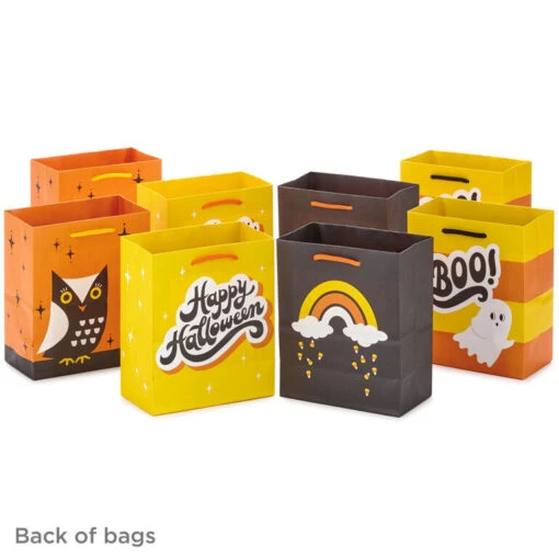 Hallmark 6.5" Assorted 8-Pack Happy Halloween Small Gift Bags - Image 7