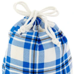Hallmark 10" Assorted Plaid 3-Pack Fabric Gift Bags -Best Christmas Decoration Stores Assorted Plaid Fabric Christmas Gift Bags 5XGB1453 06