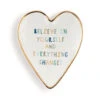 Demdaco Believe In Yourself Art Heart Trinket Dish -Best Christmas Decoration Stores Believe In Yourself Art Heart Trinket Dish 1003480395 01