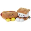 Hallmark Better Together Hot Dog And S'More Magnetic Plush, 4" -Best Christmas Decoration Stores Better Together Hot Dog and SMore Magnetic Plush 1KID1648 01