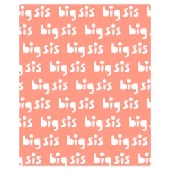 Hallmark Big Sis Fleece Blanket, 50x60 -Best Christmas Decoration Stores Big Sis Fleece Blanket 1BBY4845 03