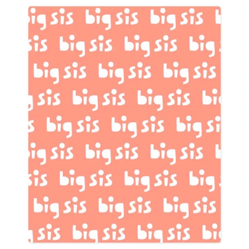 Hallmark Big Sis Fleece Blanket, 50x60 - Image 3