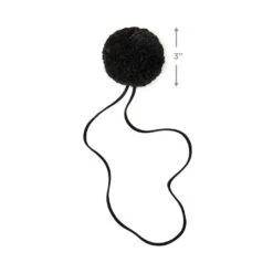 Hallmark 26" Black-and-White Fabric Gift Wrap With Elastic Band -Best Christmas Decoration Stores BlackandWhite Square Flat Wrapping Cloth 1299EJR6377 05