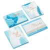 Hallmark Blue Watercolor Assortment Blank Sympathy Thank-You Notes, Pack Of 24 -Best Christmas Decoration Stores Blue Watercolor Assortment Sympathy ThankYou Notes 5STZ1137 01