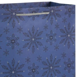 Hallmark Bulk Blue And Gray 18-Pack Holiday Gift Bags, Assorted Sizes And Designs -Best Christmas Decoration Stores Blue and Gray Holiday Gift Bags Bulk Pack 5XGB1425 04