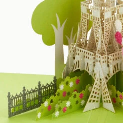 Hallmark Bonjour Eiffel Tower 3D Pop-Up Hello Card -Best Christmas Decoration Stores Bonjour Eiffel Tower 3D PopUp Hello Card 1299LAD9664 04