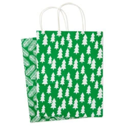 Hallmark 13" Bright Fun 12-Pack Assorted Christmas Gift Bags -Best Christmas Decoration Stores Bright Fun 12 Assorted Large Christmas Gift Bags 5XGB2812 09