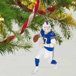 Featured Products -Best Christmas Decoration Stores Buffalo Bills Josh Allen Keepsake Ornament 2299QXR8247 02