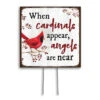 My Word! Cardinal Plant Poke Accent Sign -Best Christmas Decoration Stores Cardinal Plant Accent Sign 77801 01