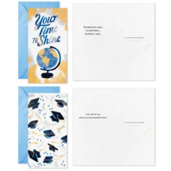 Hallmark Festive Grad Wishes Graduation Cards Assortment, Pack Of 36 -Best Christmas Decoration Stores Casual Painted Money Holder Graduation Cards Assortment 5GEY2015 03