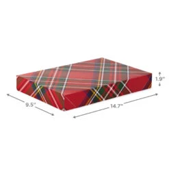 Hallmark Checks And Plaids 12-Pack Designed Shirt Boxes -Best Christmas Decoration Stores Checks and Plaids 12Pack Designed Shirt Boxes 5XBC1124 03