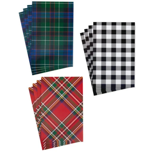 Hallmark Checks And Plaids 12-Pack Designed Shirt Boxes - Image 5