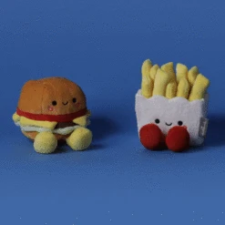 Featured Products -Best Christmas Decoration Stores Cheeseburger and French Fries Magnetic Plush 1KID1643 02