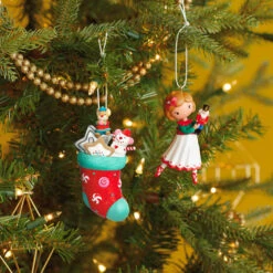 Hallmark Nutcracker Sweet Clara 2023 Exclusive Ornament -Best Christmas Decoration Stores Clara With Nutcracker Keepsake Ornament 1799QXC5621 07