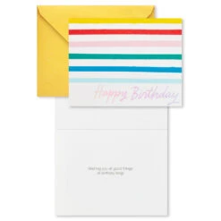 Hallmark Colorful Assorted Birthday Cards With Pouch And Pen, Pack Of 10 -Best Christmas Decoration Stores Colorful Assorted Birthday Cards With Pouch and Pen 1SOM3848 04