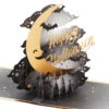 Hallmark Crescent Moon 3-D Pop-Up Halloween Card -Best Christmas Decoration Stores Crescent Moon and Bats 3D PopUp Halloween Card 1299IEH3001 01