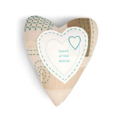 Demdaco Heart Of The Family Heart-Shaped Pillow