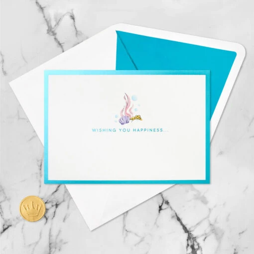 Hallmark Disney The Little Mermaid Wishing You Happiness 3D Pop-Up Card - Image 6