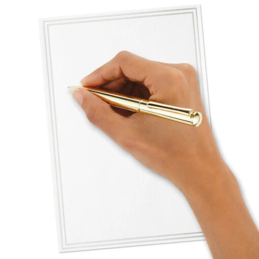 Hallmark Double Silver Border Stationery Set, Box Of 20 - Image 4