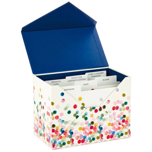 Hallmark Assorted All-Occasion Cards In Polka Dot Organizer Box, Box Of 24 - Image 2