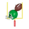 Hallmark Football Star 2023 Ornament -Best Christmas Decoration Stores Football Goal Post and Helmet Keepsake Ornament 1399QGO2707 01