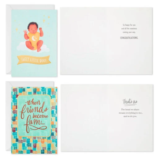 Hallmark Friends And Fam Assorted All-Occasion Cards, Pack Of 12 - Image 5