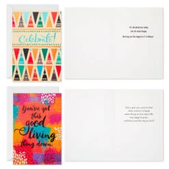 Hallmark Friends And Fam Assorted All-Occasion Cards, Pack Of 12 -Best Christmas Decoration Stores Friends and Fam Assorted AllOccasion Cards 5STZ1144 06