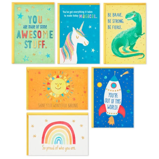 Hallmark Fun Kids Assortment Encouragement Cards, Pack Of 36 - Image 2