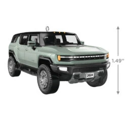 Hallmark 2024 GMC HUMMER EV™ 2023 Metal Ornament -Best Christmas Decoration Stores GMC Hummer EV Keepsake Ornament 2199QXI6027 03