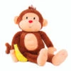 Hallmark Goin' Bananas Monkey Singing Stuffed Animal, 12" -Best Christmas Decoration Stores Goin Bananas Interactive Monkey Stuffed Animal With Sound 1PSB2187 01