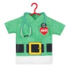 Hallmark The Gift Of Caring 2023 Fabric Ornament -Best Christmas Decoration Stores Green Scrubs Shirt Keepsake Ornament 1399QGO2897 01