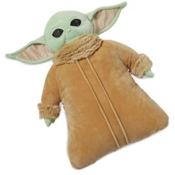 Pillow Pets Disney Star Wars: The Mandalorian Grogu Plush Toy, 16" -Best Christmas Decoration Stores Grogu Pillow Pet from Star Wars The Mandalorian 03201497E 03