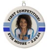 Gymnastics Ceramic Circle Personalized Photo Ornament -Best Christmas Decoration Stores Gymnastics Ceramic Circle Personalized Photo Ornament 1999QHE1711B105 01