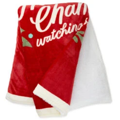 Hallmark Channel Red Oversized Blanket, 60x80 -Best Christmas Decoration Stores Hallmark Channel FamilySized Blanket 1XKT3505 03