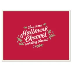 Hallmark Channel Red Oversized Blanket, 60x80 -Best Christmas Decoration Stores Hallmark Channel FamilySized Blanket 1XKT3505 04