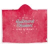 Hallmark Channel Kind Of Night Hooded Blanket, 50x70 -Best Christmas Decoration Stores Hallmark Channel Kind of Night Red Hooded Blanket 1XKT3530 01