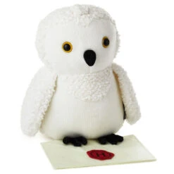 Hallmark Harry Potter™ Hedwig™ Stuffed Animal, 9" -Best Christmas Decoration Stores Harry Potter Hedwig Owl Knitted Stuffed Animal 1BBY4812 03