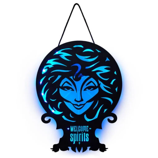 Hallmark Disney The Haunted Mansion Madam Leota Lighted Hanging Sign, 11x16 - Image 3