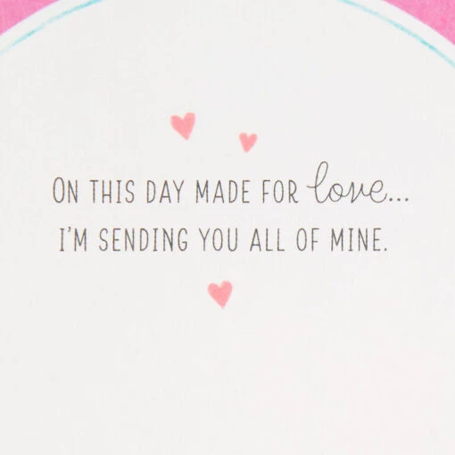 Hallmark All My Love Snow Globe Musical 3D Pop-Up Valentine's Day Card With Motion - Image 3